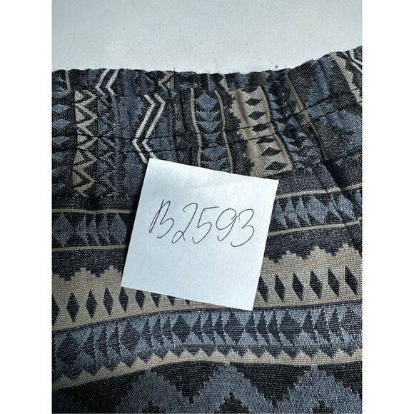 J. Crew Shorts Women's Size 4 Boho Tribal Western Pull On Geometric Pattern - Picture 11 of 11